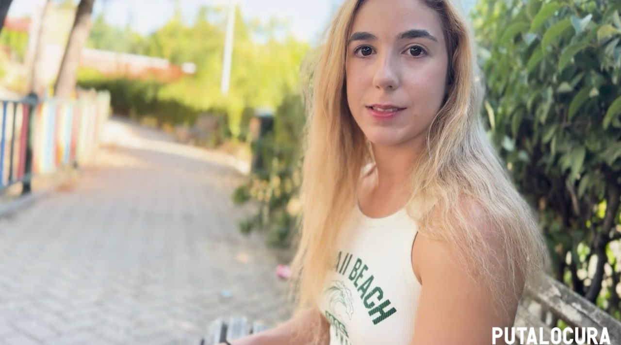 putalocura 18 year old spanish blonde Caught - Anita satanita
