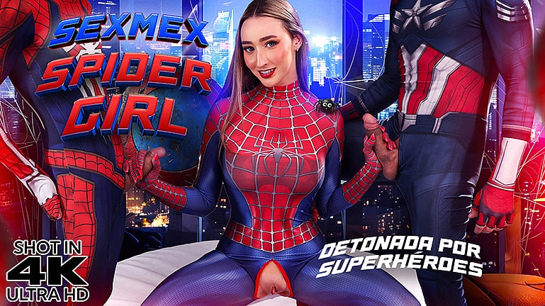 SPIDER GIRL BANGED BY SUPERHEROES . LULA